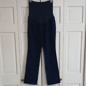 a:glow Navy Boot Cut Maternity Jeans